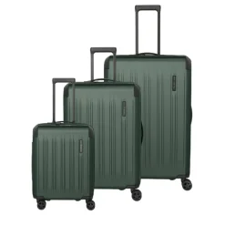 Clearance Travelite Dynamiic 4 Wheel Trolley L green