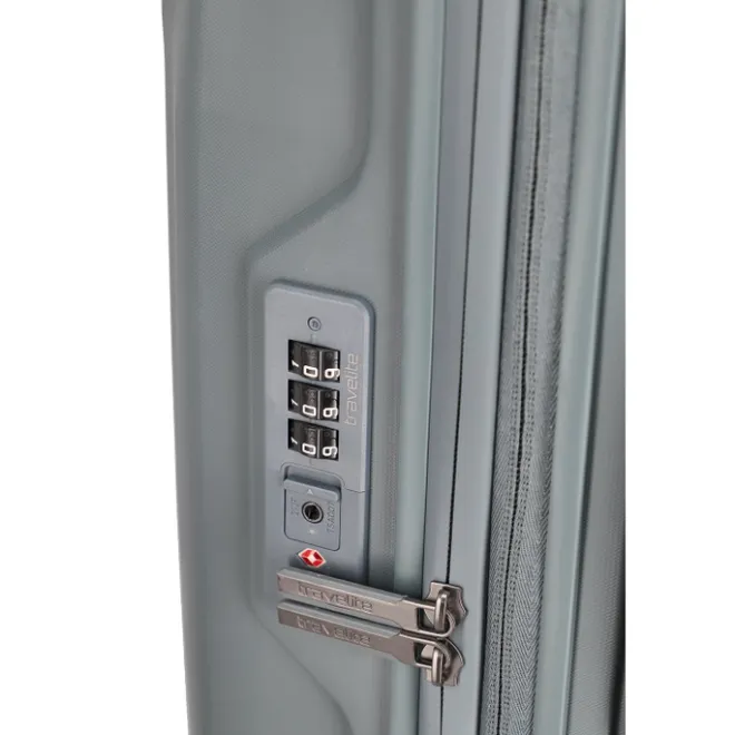 Best Travelite Elvaa 4 Wiel Trolley S bluegrey