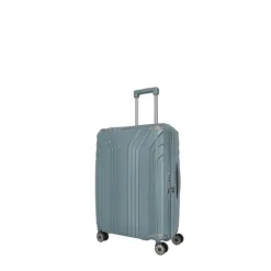 Outlet Travelite Elvaa 4 Wiel Trolley M Expandable bluegrey