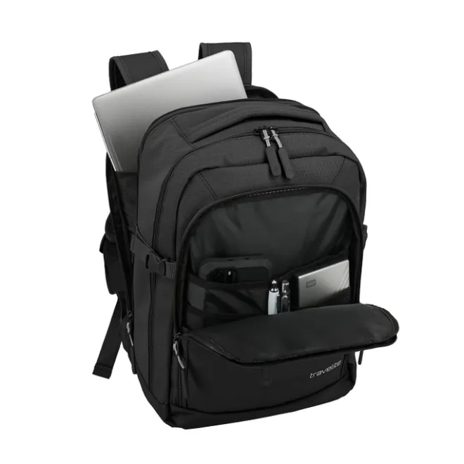 Outlet Travelite Kick Off Cabin Backpack black