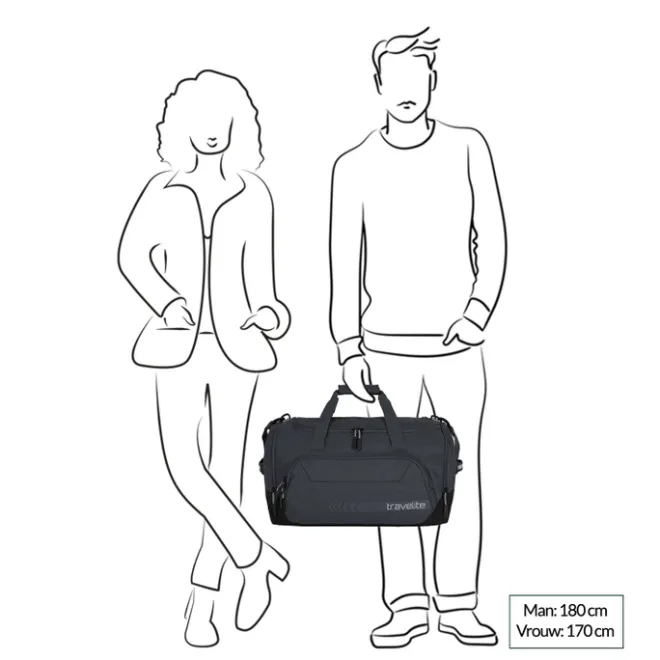 Sale Travelite Kick Off Duffle M petrol