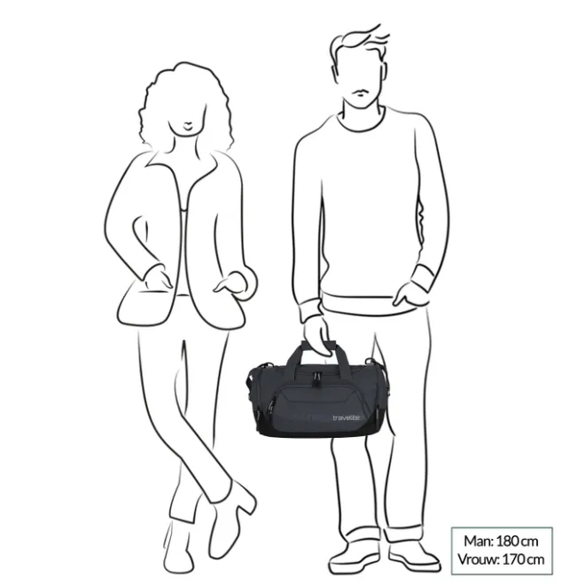 Best Travelite Kick Off Duffle S dark anthracite