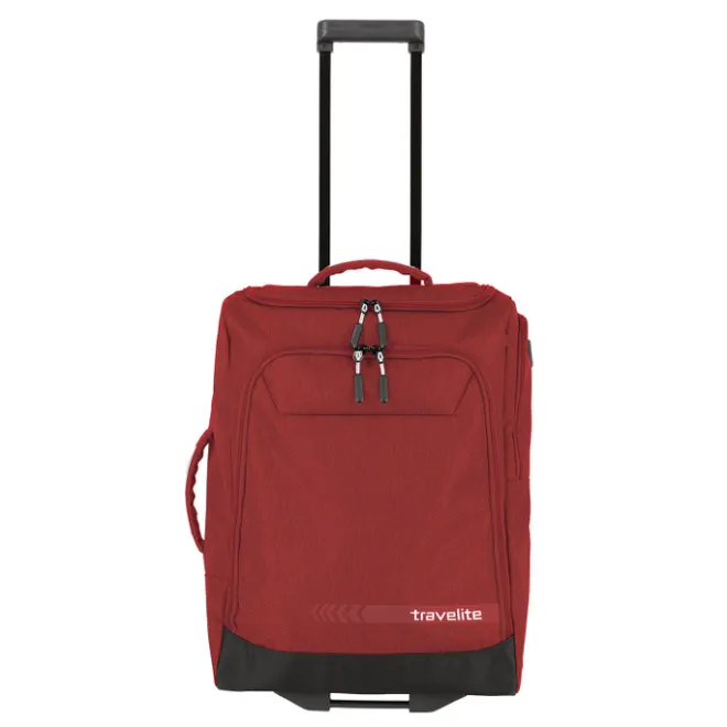 Clearance Travelite Kick Off Wheeled Duffle S red