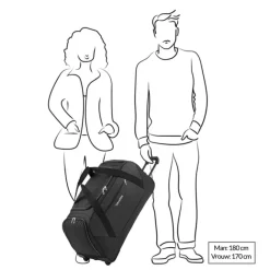 Discount Travelite Kick Off Wheeled Duffle dark anthracite