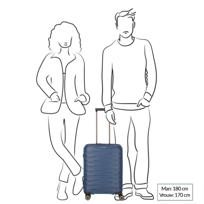 Discount Travelite Mooby 4w Trolley S blue