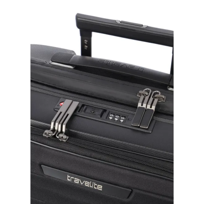 Clearance Travelite Mooby 4w Trolley S Frontpocket black