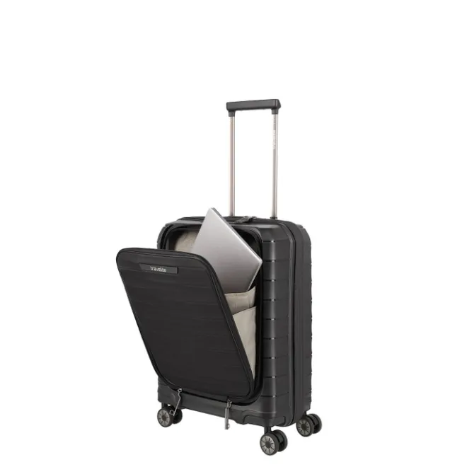 Clearance Travelite Mooby 4w Trolley S Frontpocket black