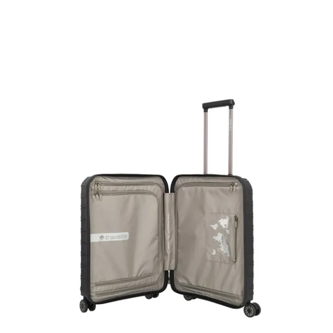 Clearance Travelite Mooby 4w Trolley S Frontpocket black