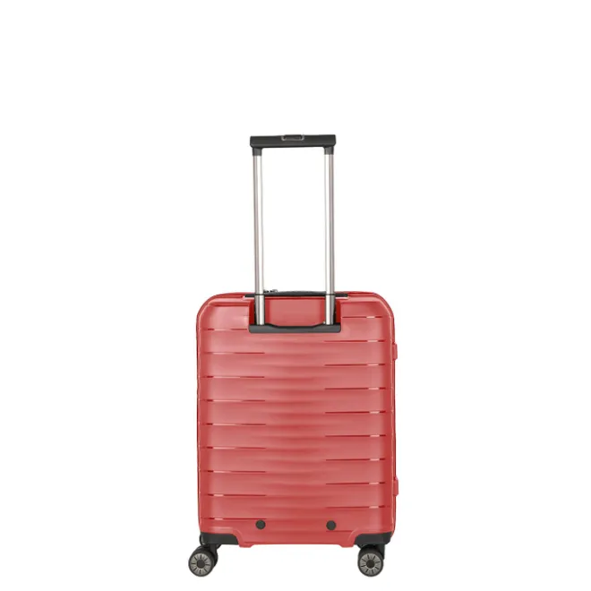 Clearance Travelite Mooby 4w Trolley S Frontpocket red