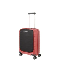 Clearance Travelite Mooby 4w Trolley S Frontpocket red