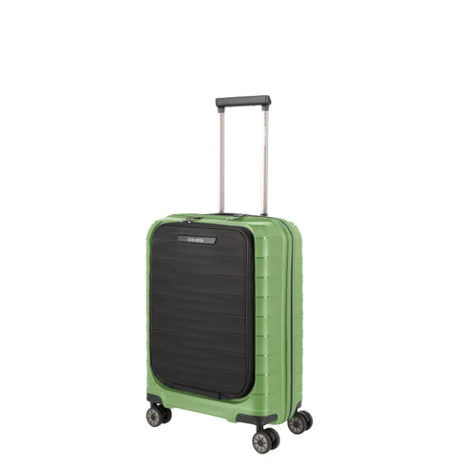 Online Travelite Mooby 4w Trolley S Frontpocket green
