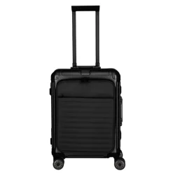 Online Travelite Next 2.0 Aluminium 4 Wiel Trolley S with Frontpocket black matt