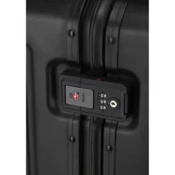 Online Travelite Next 2.0 Aluminium 4 Wiel Trolley S with Frontpocket black matt