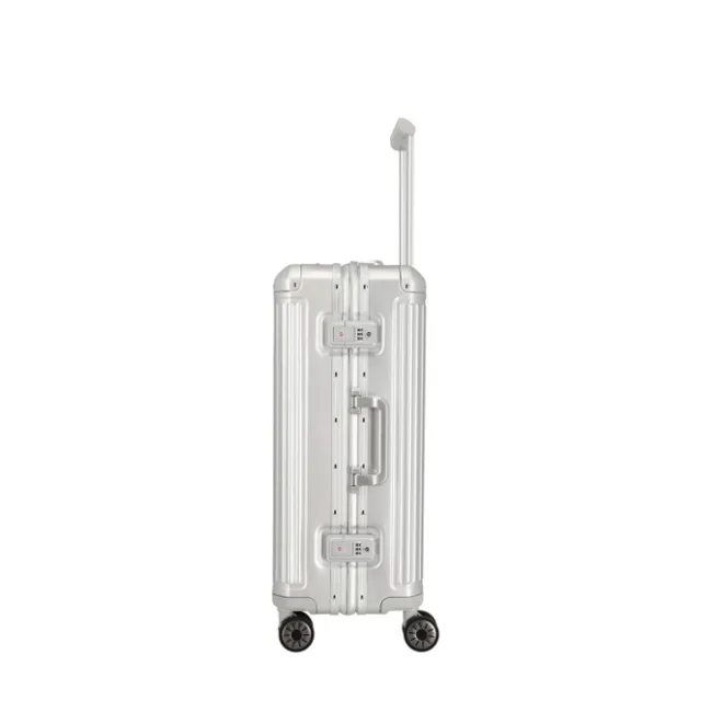 New Travelite Next 2.0 Aluminium 4w Trolley M silver