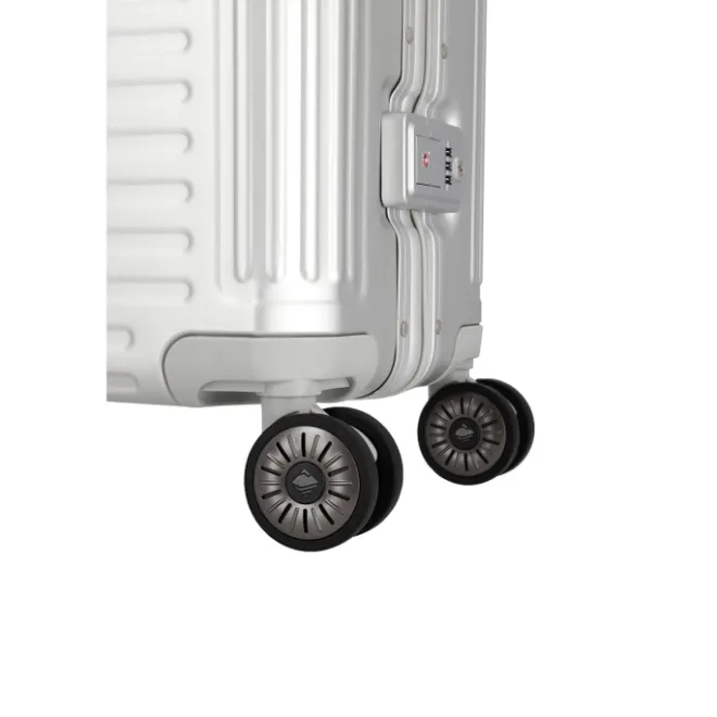 New Travelite Next 2.0 Aluminium 4w Trolley M silver