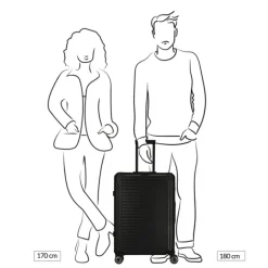 Sale Travelite Next 2.0 Aluminium 4w Trolley M black matt