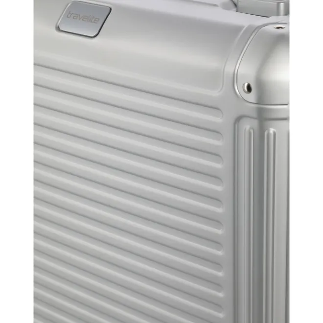 Clearance Travelite Next 4W Business Wheeler silver