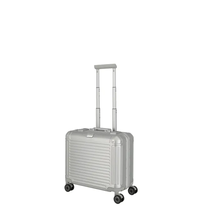 Clearance Travelite Next 4W Business Wheeler silver