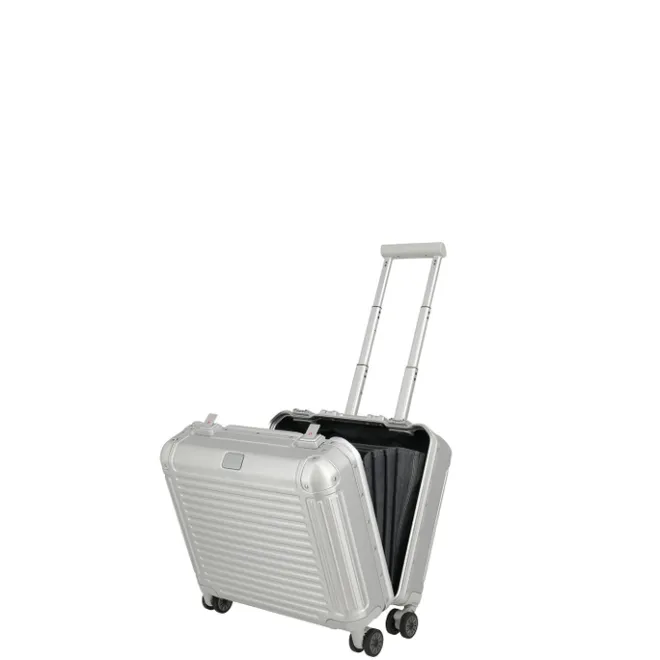 Clearance Travelite Next 4W Business Wheeler silver