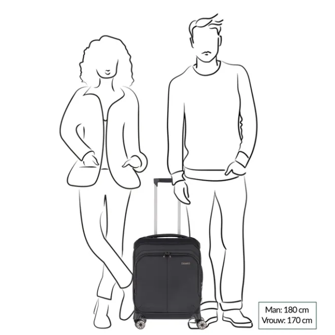 Travelite Priima 4w Trolley S Exp. olive