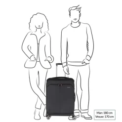 Outlet Travelite Priima 4w Trolley M Exp. black