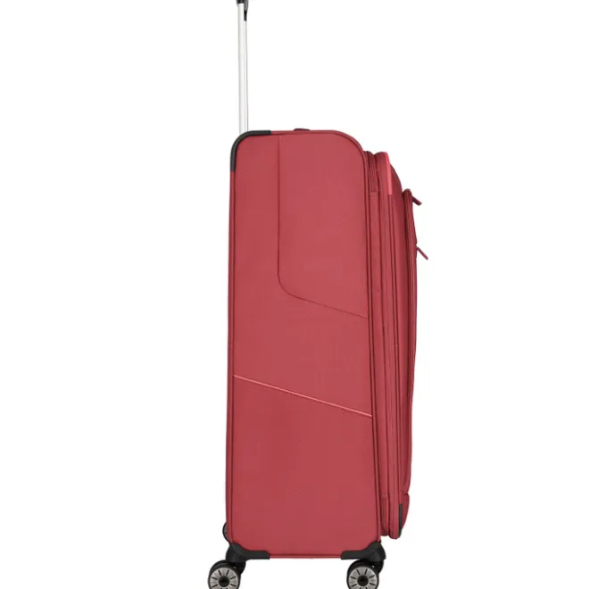 New Travelite Skaii 4 Wheel Trolley L Expandable red