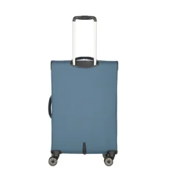 Clearance Travelite Skaii 4 Wheel Trolley M Expandable blue
