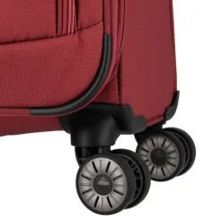 Clearance Travelite Skaii 4 Wheel Trolley M Expandable red