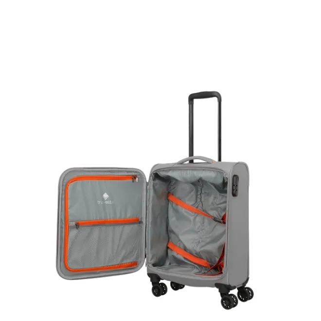 Hot Travelite Umbria 4 Wheel Cabin Trolley smoky grey