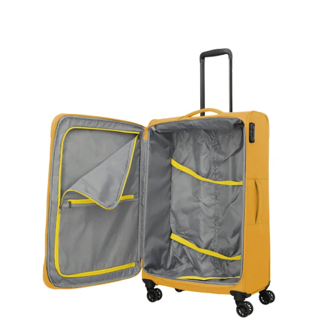 Online Travelite Umbria 4 Wheel Trolley L golden glow