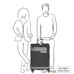 Online Travelite Viia 4 Wheel Trolley L Expandable green