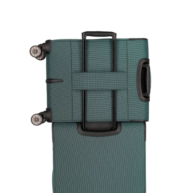 Best Travelite Viia 4 Wheel Trolley S green