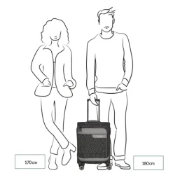 Travelite Viia 4 Wheel Trolley S anthracite