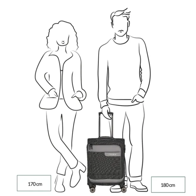 Travelite Viia 4 Wheel Trolley S anthracite
