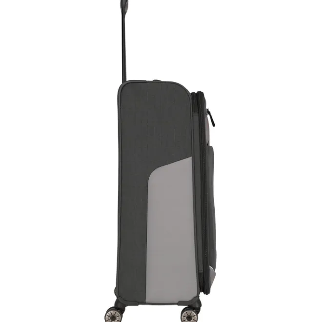 Best Travelite Viia 4 Wheel Trolley L Expandable anthracite