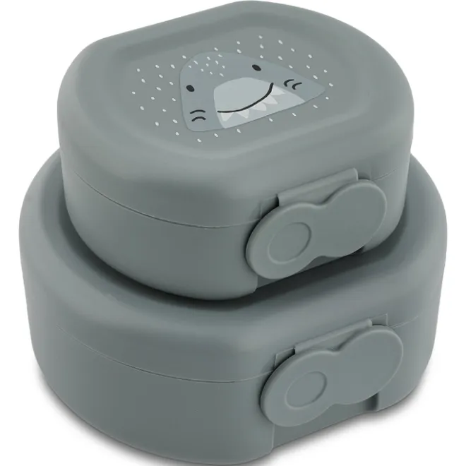 Outlet Trixie Mr. Shark Lunchbox 2pc light grey