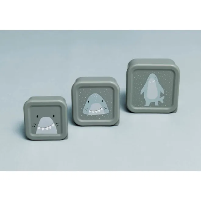 Discount Trixie Mr. Shark Snackbox 3pc light grey