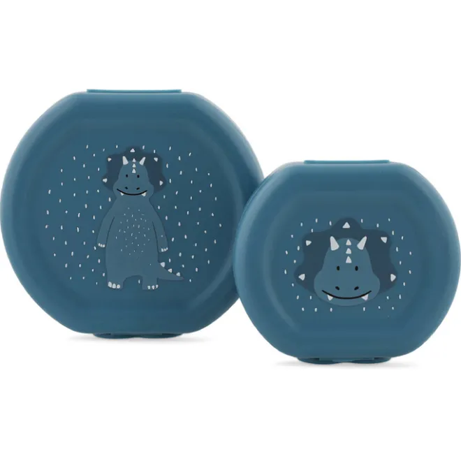 Discount Trixie Mr. Triceratops Lunchbox 2pc dark blue