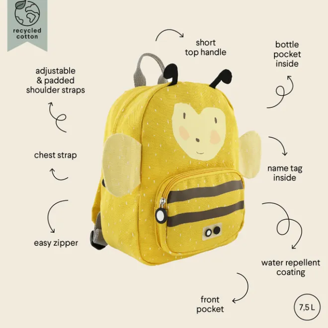 Online Trixie Mrs. Bumblebee Backpack yellow