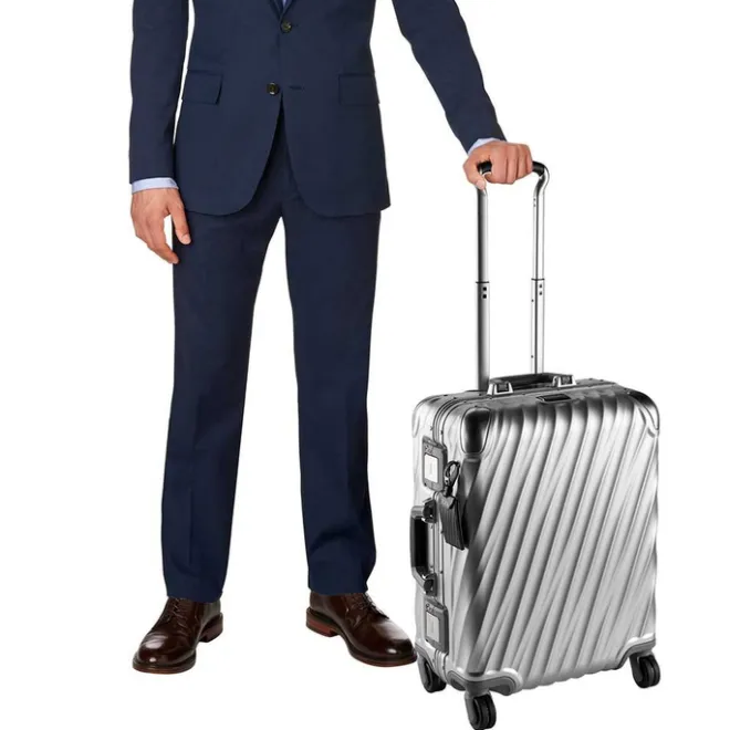 Sale Tumi 19 Degree Aluminium Continental Carry-On silver