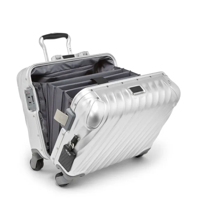 Sale Tumi 19 Degree Aluminum Compact Carry On silver