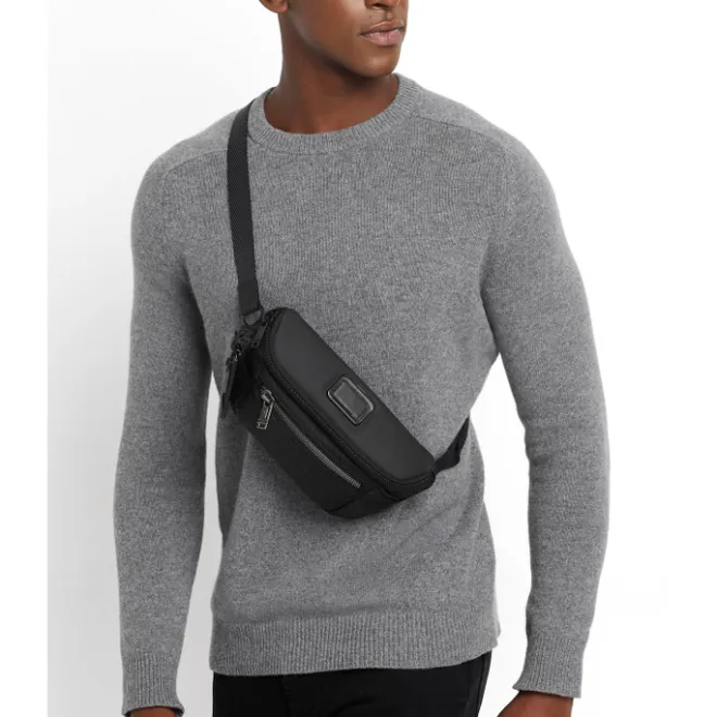 Sale Tumi Alpha Bravo Classified Waist Pack black