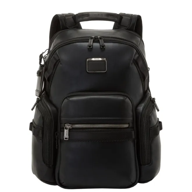 Outlet Tumi Alpha Bravo Nathan Navigation Backpack Leather black