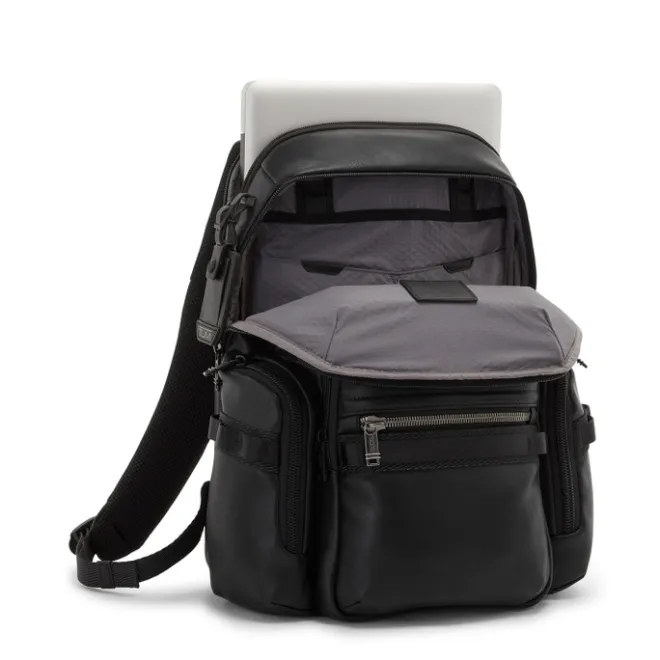Outlet Tumi Alpha Bravo Nathan Navigation Backpack Leather black