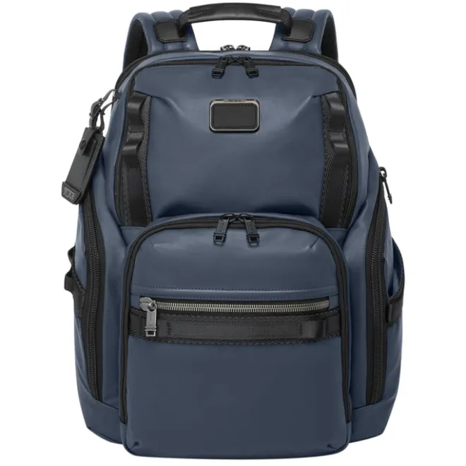 Outlet Tumi Alpha Bravo Search Backpack navy coated