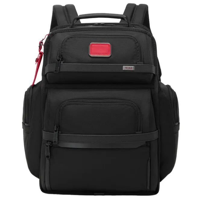 Discount Tumi Alpha Brief Pack Backpack black/red