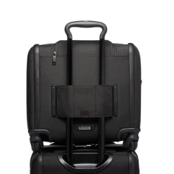 Best Tumi Alpha Compact 4 Wheel Brief black II