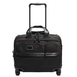 Hot Tumi Alpha DLX Wheeled Laptop Case black