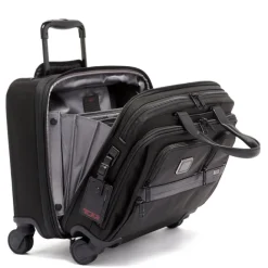 Hot Tumi Alpha DLX Wheeled Laptop Case black