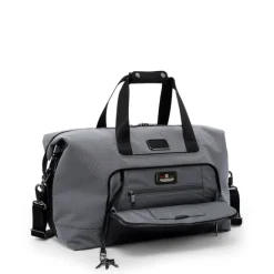 Clearance Tumi Alpha Double Expansion Satchel meteor grey